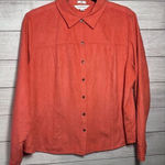 Northern Reflections Tailored Button Down XL Petite Coral Long Sleeve Woman's Photo 0