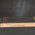 Banana Republic Purple Glass Amethyst Beaded Necklace Photo 7