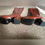 Charles and Keith  Patent Platform Knee High Boots Photo 5