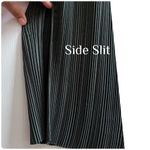 Club Monaco  Evergreen Pleated Lined Elastic Waistband Pull On Maxi Skirt Medium Photo 3