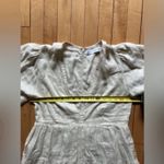 Faithfull the Brand Elmiya Linen Puffy Sleeve Dress Photo 4