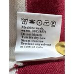 Dokotoo 2XL Striped Knit Tunic Top Burgundy Cream Quarter Zip Long Sleeve Red Size XXL Photo 6