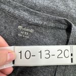 Madewell  Tank Dress Womens X Small Gray Heathered V Neck Sleeveless Pocket Photo 4