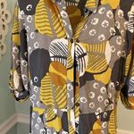 Bombay Paisley button front XS Midi cottage core dress short sleeve modest￼ Photo 2