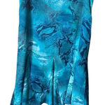 Chico's Chico’s size L ocean colors pattern A line skirt. Photo 0
