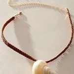 Free People NWT  Serefina Mother of Pearl Large Shell Necklace Photo 0