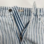 Faherty Topsail Shorts Size 28 Denim Jean Stripes Faded Cotton Blend Indigo Dyed Photo 4