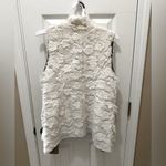 Altar'd State  Suede Faux Fur Vest brown white open front size Medium Photo 8