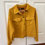 ZARA Golden Yellow Jacket Photo 0