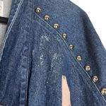 Rare vintage western Sundance denim duster coat cactus and chayote designs SZ M Blue Size M Photo 7
