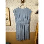 Madewell  Denim Cap-Sleeve Button-Front Dress Sunwashed Indigo - Size - 8 - NWT Photo 3