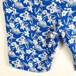 Avenue Plus Size 26 Shorts Blue White Hibiscus Floral Print Tropical 13 Inch 138 Photo 8