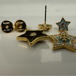 Tory Burch New Auth. Falling Star Drop Earring on TB Earring. Card MSRP $148 Photo 10