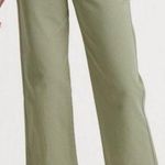 Lucky Brand  mid rise crop wide leg olive green jeans size 4 / 27 Photo 0