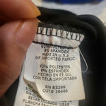 Onyx Nite  black v neck asymmetric ruched dress 12/L
 Photo 6