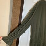 Simply Vera, Vera Wang Simply Vera Vera Wang Green Scoop Neck Rufffle Hem Blouse XL Photo 3