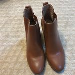 Pure navy Weller Brown Faux Leather Booties, 9 NWOT Photo 2