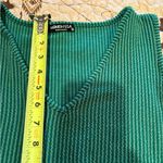 HEIMISH USA Green ribbed Sleeveless Midi Dress women’s M Size M Photo 8