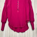 Free People Movement Bella Layer Henley Top Passion Fruit size S Small Photo 4