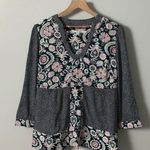 Boden USA Biden Sz 6 Beautiful Floral & Dots Print Blouse Top Photo 1