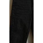 Guess 1981 Faux Leather Accent Detail Black Straight Leg Jeans Women's Sz 25β Photo 9
