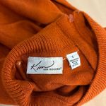 kim rogers  Women's Sweater Burnt Orange Cardigan Size Small Pullover Long Sleeve Photo 7