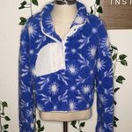 PacSun  Electric Periwinkle Colored Sherpa Teddy Jacket Photo 0