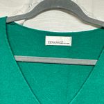 Zenana Outfitters  Green V-Neck Sweater Photo 1