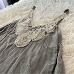 Boutique Boho Tiered Mini Dress with 3D Rosette Trim | Made in Italy | Size 10 Photo 5