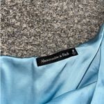 Abercrombie & Fitch Blue satin dress Photo 3