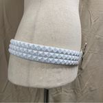 Winnie the Pooh Belt Buckle White Pyramid Stud Belt Sz M CuteGoth Disney Kidcore Photo 2