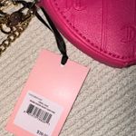 Juicy Couture  pink heart wristlet with gold chain Photo 2