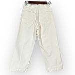 Madewell The Emmett Wide-Leg Crop Jean Women's 25P Petite Off White Welt Pocket Photo 3