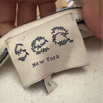 SEA NEW YORK Striped Lace Eyelet Trim Dress Size Small Black Photo 4