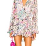 Rococo NWT Sand Floral Leila Metallic Stars Mini Dress XS Photo 1