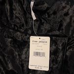 Free People NWT  Kat Velvet Mini Dress in Black Photo 6