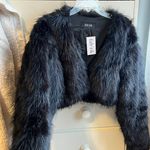 fab'rik Cropped Fur Coat Photo 2