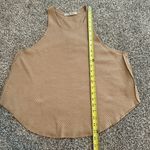Free People We the Free () light brown/tan textured tank top size S Photo 7