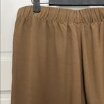Eileen Fisher NWOT Chocolate Brown Crepe Tencel Blend Pull On Shorts - Sz Small Photo 11