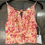 Japna NWT Floral Crop Top Size S‎ Photo 0