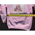 Hanes Vintage ‎ Pink Ragged Collar Sweatshirt Raggedy Ann Style Small Photo 5