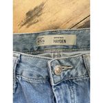 Topshop  Moto Hayden Distressed Slim Straight Light Wash Mid Rise Jeans Size 25 Photo 5