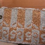 Anthropologie  Fiona beaded shoulder bag bows metallic bronze mixed coquette Photo 6