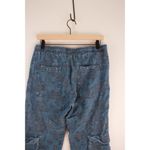 Johnny Was  Womens Pants Blue Jogger Embroidered Cargo Pull On Casual Size Small Photo 10