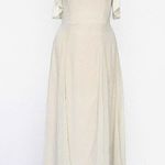 Jenny Yoo  -  Bridesmaid Elsie Off The Shoulder Flutter Sleeve Chiffon Dress Photo 1