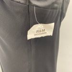 Vintage 90s Cocktail Dress Empire Waist Fit & Flare Lace Floral Black White M Size M Photo 8