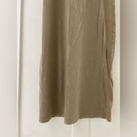 J. JILL Sleeveless Tank Henley Maxi Dress Cotton Minimalist Sleeveless Size S Tan Photo 7