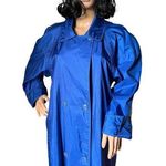 Vintage 80's Raingear Royal Blue raglan Sleeves Raincoat size 10 Photo 0