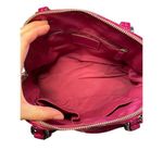 Coach Peyton Link C Embossed Patentā Leather Domed 32583 Raspberry Handbag Photo 13