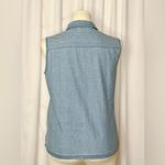 Cabin creek Embroidered Denim Sleeveless Shirt (909) Photo 1